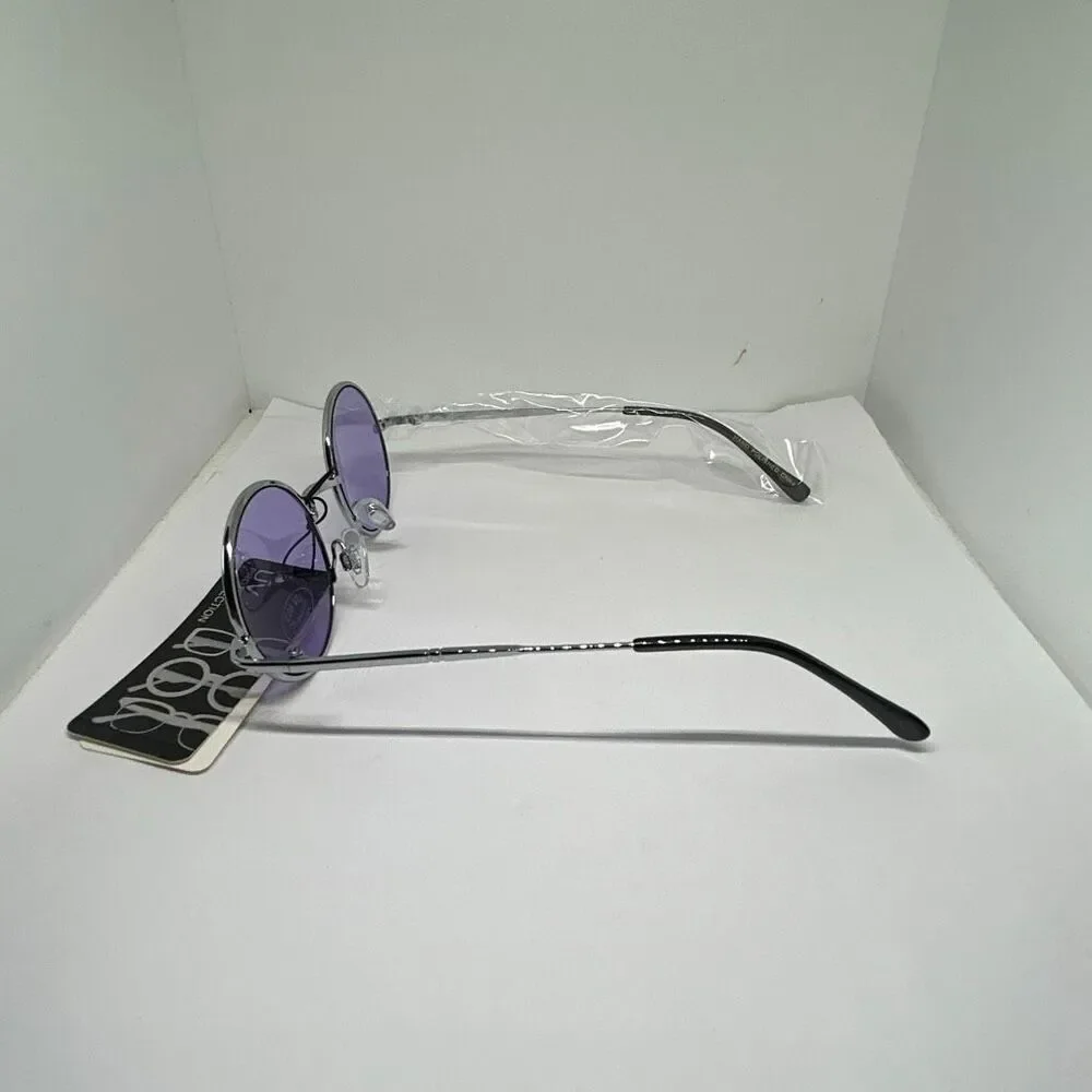Retro Round UV400 Fashion Sunglasses – Metal Frame – New
